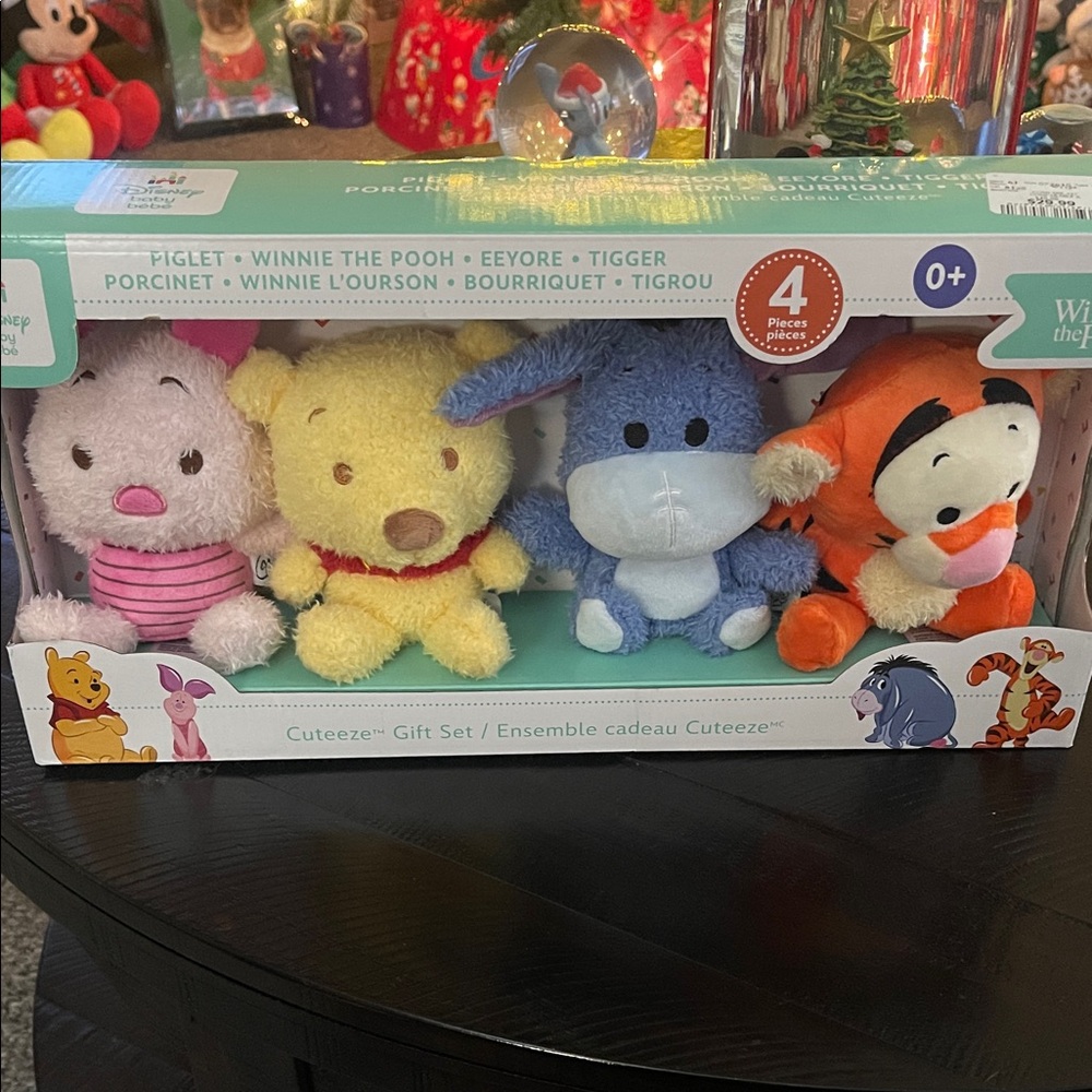 Disney Plush Toy Set - Pink, Yellow, Blue, Orange